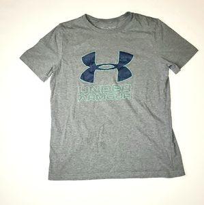 Under Armour Youth Boys Gray T-Shirt, Size XL
